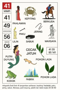 Erek-Erek-41-bergambar-pahlawan-kepiting-berkuda-lilin-paku-jering-sabuk-Warsaya-putri-duyung-pabrik-dan-tabel-angka-2D-3D-4D-versi-SIBAYAKTOTO