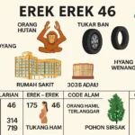 Erek Erek 46 bergambar nenek moyang, orang hutan, terjun bebas, rumah sakit dan Hyang Wenang dengan tabel angka 2D 3D 4D versi SIBAYAKTOTO sebagai panduan tafsir mimpi TOTO4D