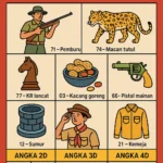 Erek Erek 71 pemburu bergambar macan tutul, KR loncat, kacang goreng, sumur, pistol mainan, kemeja dan pandu dengan tabel angka togel 2D 3D 4D TOTO4D versi SIBAYAKTOTO.
